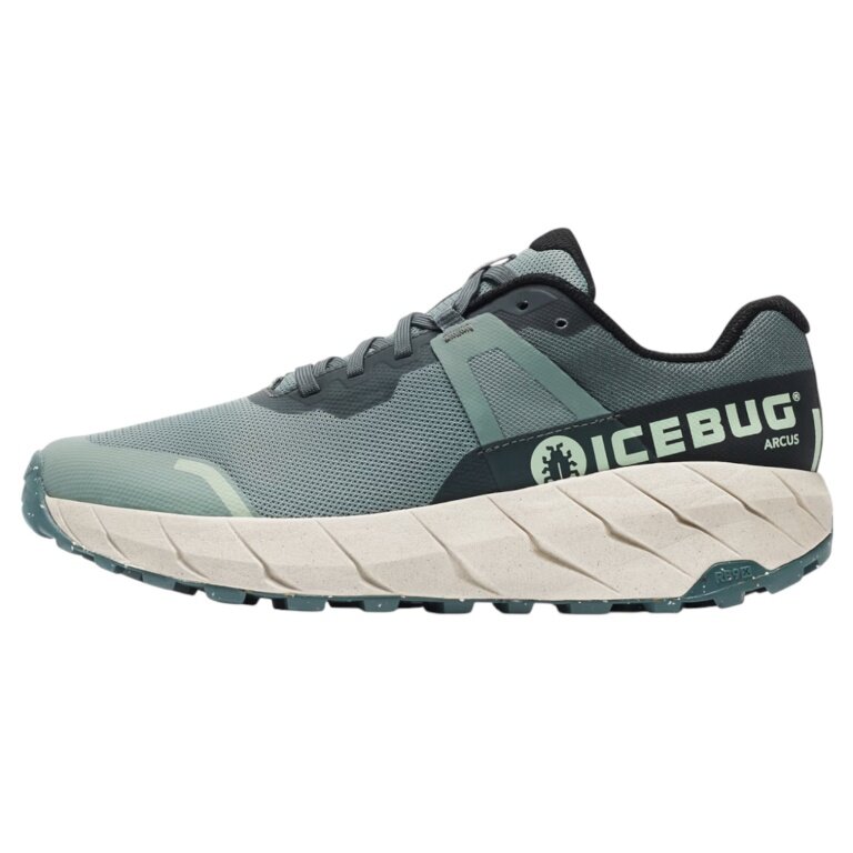 Buty biegowe Icebug Trail Arcus RB9X zielone/kamienne szare damskie