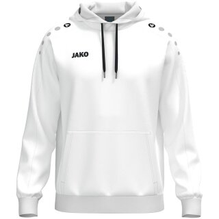 JAKO Bluza z kapturem One Sweat (mieszanka bawełny) biała dziecięca