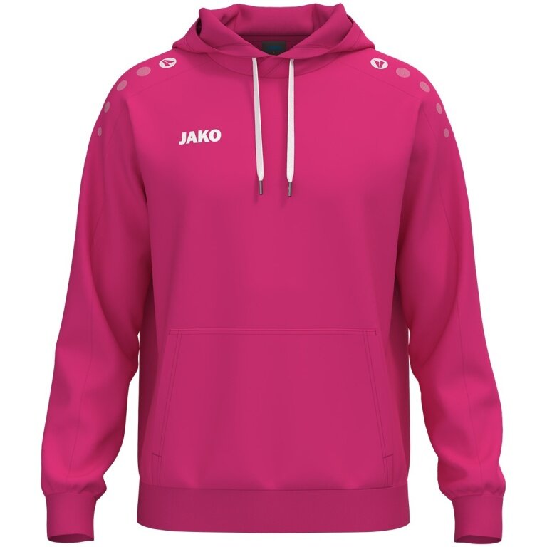 JAKO Bluza z kapturem One Sweat (mieszanka bawełny) różowa męska