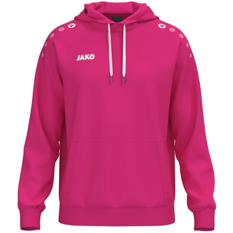 JAKO Bluza z kapturem One Sweat (mieszanka bawełny) różowa dziecięca