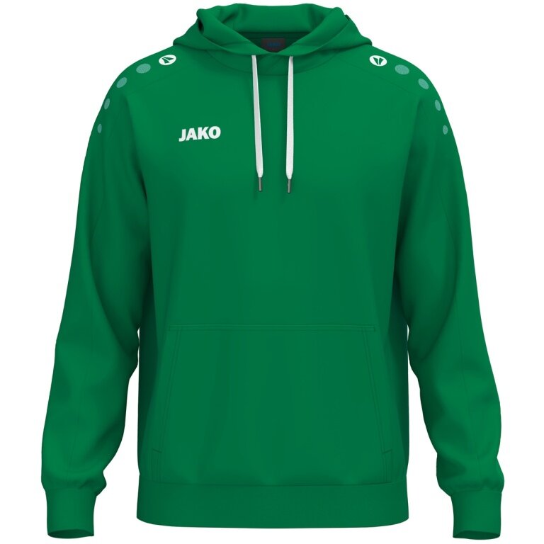 JAKO Bluza z kapturem One Sweat (mieszanka bawełny) zielona dziecięca