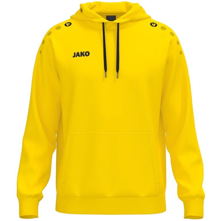 JAKO Bluza z kapturem One Sweat (mieszanka bawełny) żółta dziecięca
