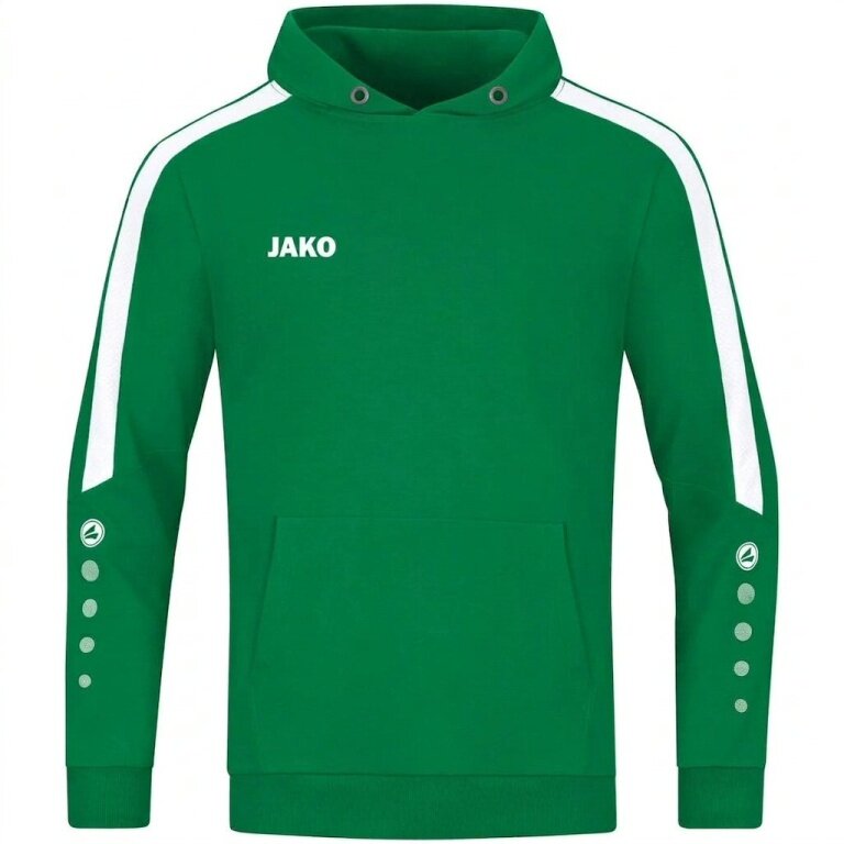 JAKO Bluza z kapturem (Hoodie) Power Kapuzensweat (Bawełna organiczna) zielona Dzieci