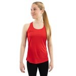 JAKO Tank top biegowy Light Flow (bez rękawów) czerwony damski