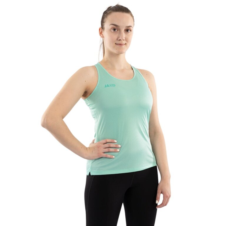 JAKO Tank Top do biegania Light Flow (bez rękawów) miętowy dla kobiet