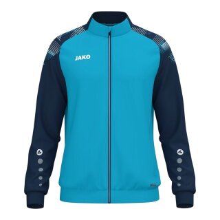JAKO Kurtka treningowa (poliester) Sonic (100% recyklingowany poliester, nowoczesny wygląd) aquablau/marineblau męska