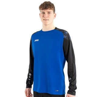 JAKO Sportowa koszulka z długim rękawem Sonic Sweat (szybkoschnąca, wytrzymała) niebiesko-czarna męska