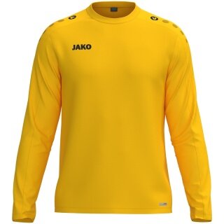 JAKO Sportowa koszulka z długim rękawem Sweat One (fleece poliestrowy) żółta męska