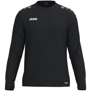 JAKO Sportowa koszulka z długim rękawem Sweat One (fleece poliestrowy) czarna dziecięca