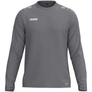 JAKO Sportowa koszulka z długim rękawem Sweat One (fleece poliestrowy) szara dziecięca
