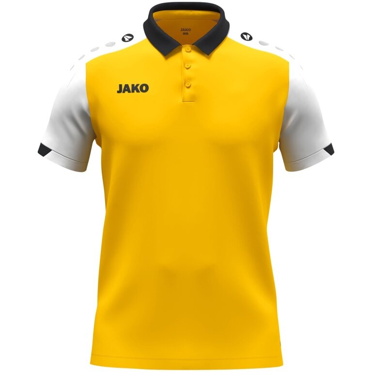 JAKO Sport-Polo Dynamic (poliestr mini-piquet) żółty/biały/czarny dziecięce