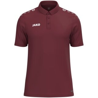 JAKO Sport-Polo One (Mini-Piquet z poliestru) bordowy dziecięcy