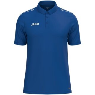 JAKO Sport-Polo One (poliester mini-piquet) niebieski krótkie rękawy dziecięce