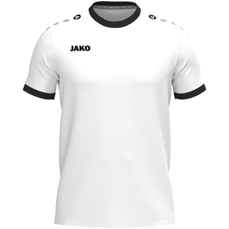 JAKO Sport-Tshirt One Trikot (100% rec. poliester) biało/czarny męski