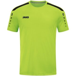 JAKO Koszulka sportowa Trikot Power (Poliester-Interlock, wytrzymały) neonzielony Dzieci