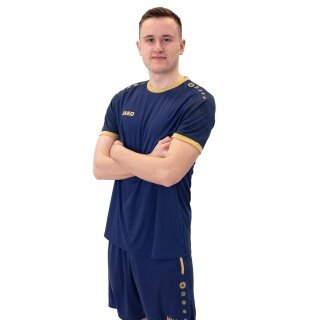 JAKO Koszulka sportowa Trikot Iconic (Poliester-Interlock) granatowy/marynarski/złoty męski