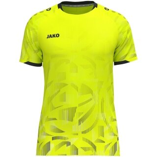 JAKO Sportowa koszulka T-shirt Trikot Sonic KA (szybkoschnąca, wytrzymała) żółto/czarna/biała dla dzieci
