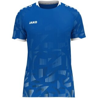 JAKO Sportowa koszulka T-shirt Trikot Sonic KA (szybkoschnąca, wytrzymała) niebiesko-czarna-biała dla mężczyzn