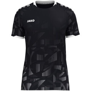 JAKO Koszulka sportowa Trikot Sonic KA (szybkoschnąca, wytrzymała) czarna/antracytowa/biała męska