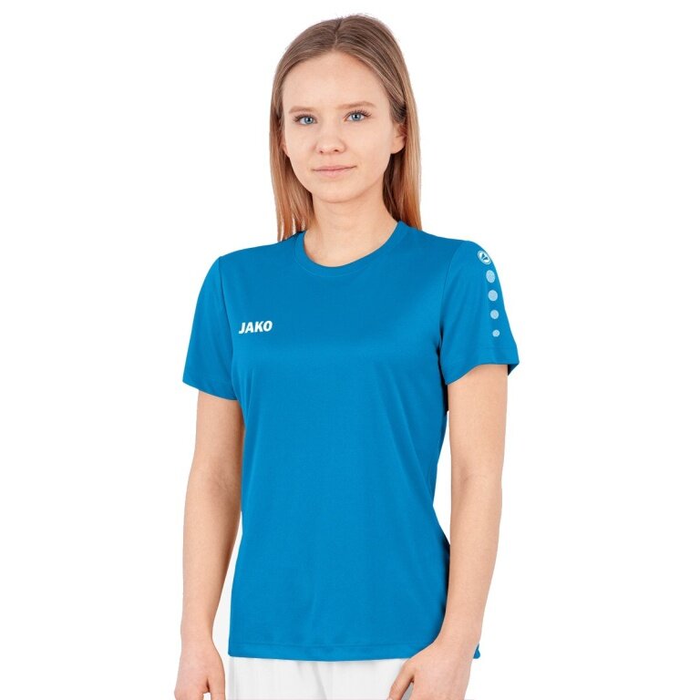 JAKO Koszulka sportowa Trikot Team Krótki rękaw (100% poliester) jasnoniebieska damska