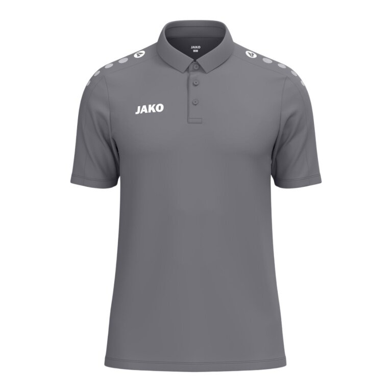 JAKO Sport-Polo One Cotton (mieszanka bawełny) szare męskie