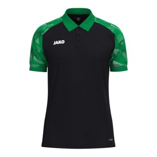 JAKO Sport-Polo Sonic (lekkie, oddychające) czarne/zielone męskie