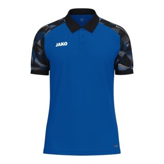 JAKO Sport-Polo Sonic (lekkie, oddychające) niebiesko-czarne dla chłopców