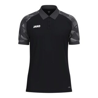 JAKO Sport-Polo Sonic (lekki, oddychający) czarny/antracytowy dla chłopców