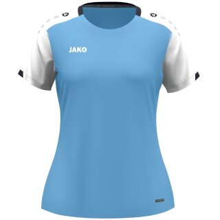 JAKO Koszulka sportowa Dynamic (100% rec. poliester) niebieska/biała/granatowa damska