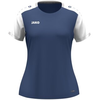 JAKO Koszulka sportowa Dynamic (100% rec. poliester) granatowa/biała/mintowa damska
