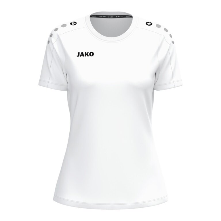 JAKO Sportowa koszulka T-Shirt One Cotton (mieszanka bawełny) biała damska