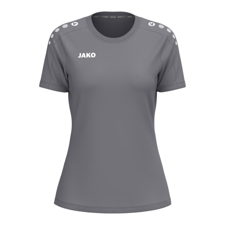 JAKO Sportowa koszulka T-Shirt One Cotton (mieszanka bawełny) szara damska