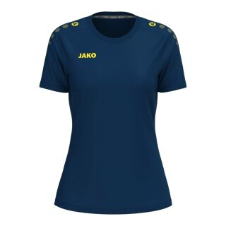 JAKO Sportowa koszulka One Cotton (mieszanka bawełny) granatowo-żółta damska