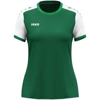 JAKO Sportowa koszulka Dynamic (mikrowłókno poliesterowe) zielono/biała damska