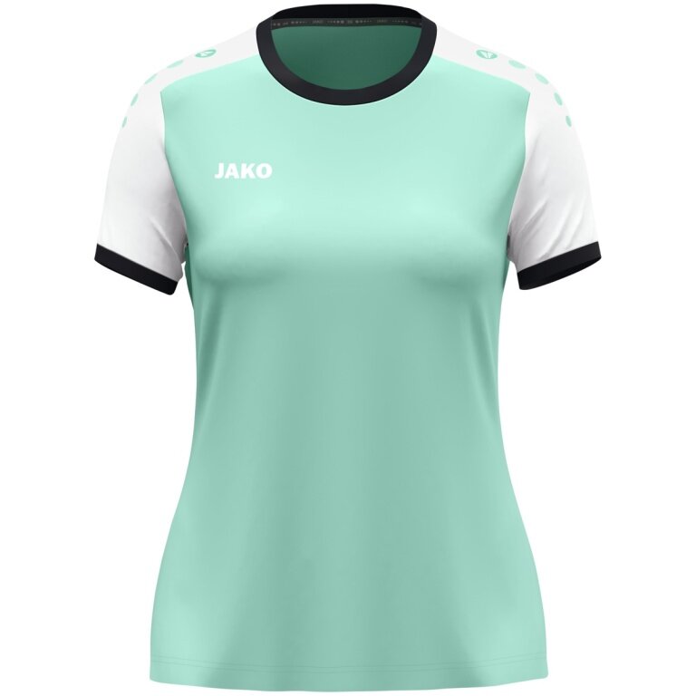 JAKO Sport-Shirt Dynamic Trikot (mikrofibra poliestrowa) miętowy/biały damski