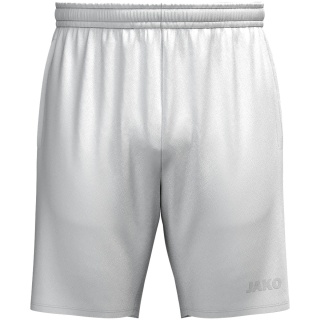 JAKO Spodenki sportowe (Webshort) One (Micro-Twill, boczne kieszenie z zamkiem błyskawicznym) krótkie białe męskie