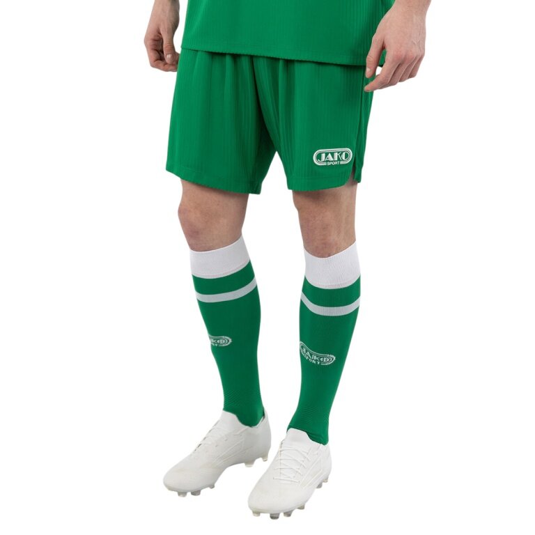 JAKO Spodenki sportowe Retro (przyjemne wrażenie noszenia) krótkie zielone męskie