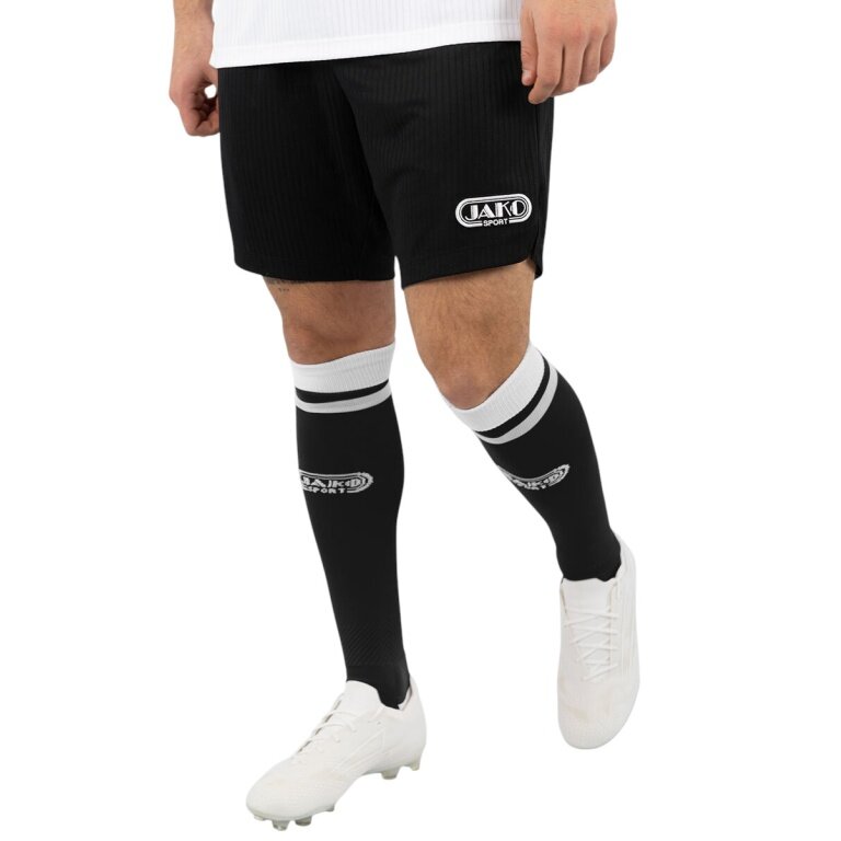 JAKO Spodenki sportowe Retro (przyjemne wrażenie noszenia) krótkie czarne męskie