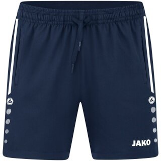 JAKO Spodenki sportowe Short Allround (Stretch-Micro-Twill) krótkie granatowe damskie