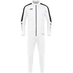 JAKO Dres treningowy z poliestru Power (kurtka i spodnie) biały/czarny męski