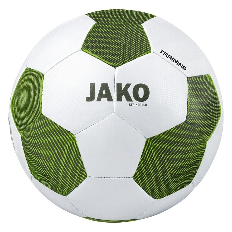 JAKO Piłka treningowa Striker 2.0 (Rozmiar 3) biała/khaki - 1 piłka