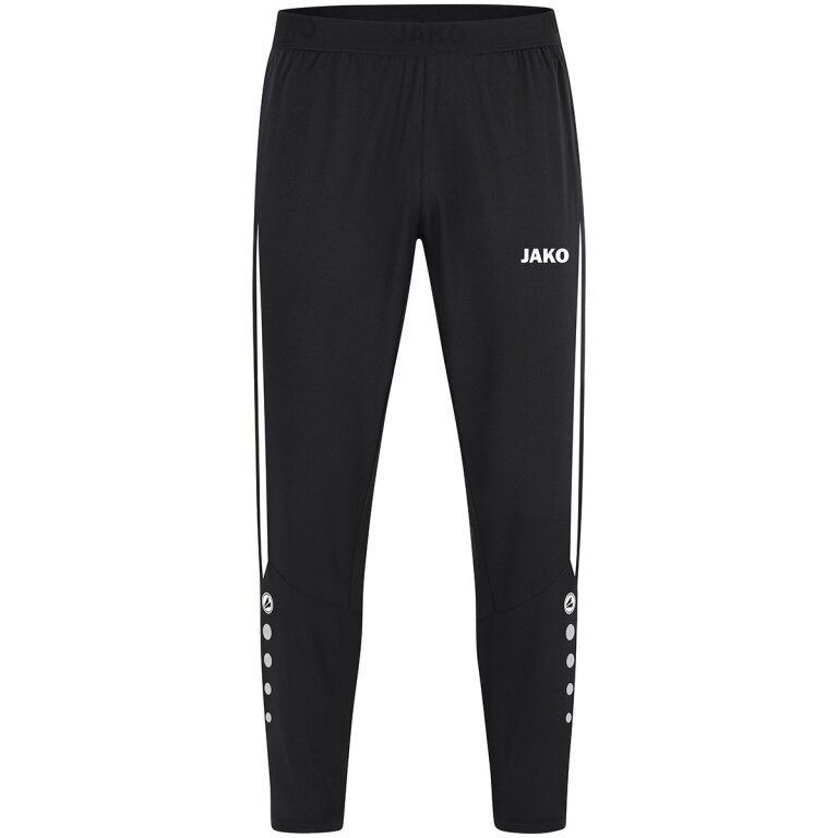 JAKO Spodnie sportowe Power (Stretch-Micro-Twill) długie czarne/białe męskie