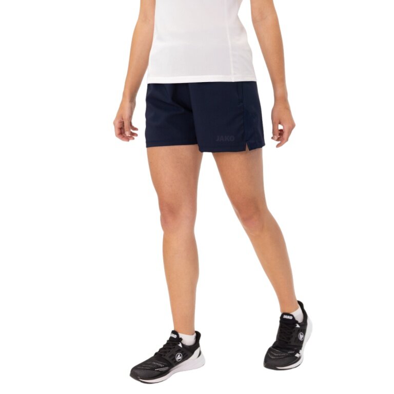 JAKO Spodenki treningowe Power Running Short (Stretch-Micro-Twill) krótkie granatowe damskie