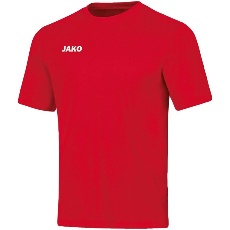 JAKO T-Shirt Base (Bawełna) czerwony chłopcy