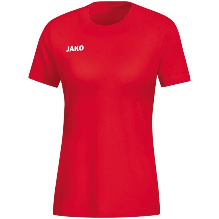 JAKO T-Shirt Base (Bawełna) czerwony Damski