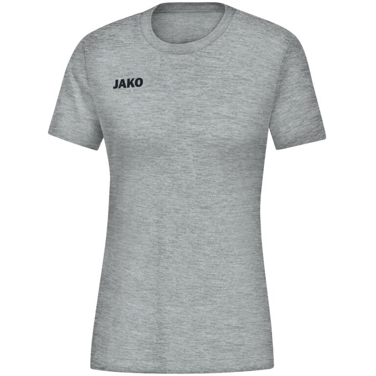 JAKO T-Shirt Base (Bawełna) jasnoszary Damski