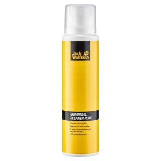Jack Wolfskin Spray Impregnujący Universal Cleaner Plus - Uniwersalne środki czyszczące do wszystkich materiałów funkcjonalnych - 1 puszka 300ml