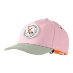 Czapka Jack Wolfskin Basecap SmileyWorld Badge różowa/szara dziecięca