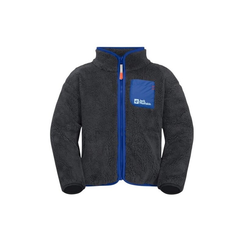 Jack Wolfskin Fleecejacke Gleely (miękka, ciepła, oddychająca) szary dziecięcy