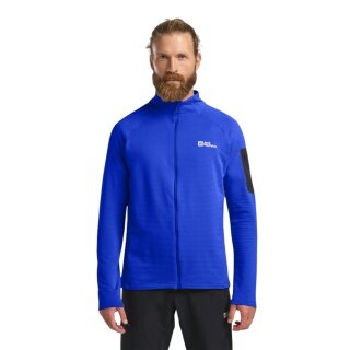 Kurtka polarowa Jack Wolfskin Prelight Full Zip (szybkoschnąca, oddychająca) niebieska męska